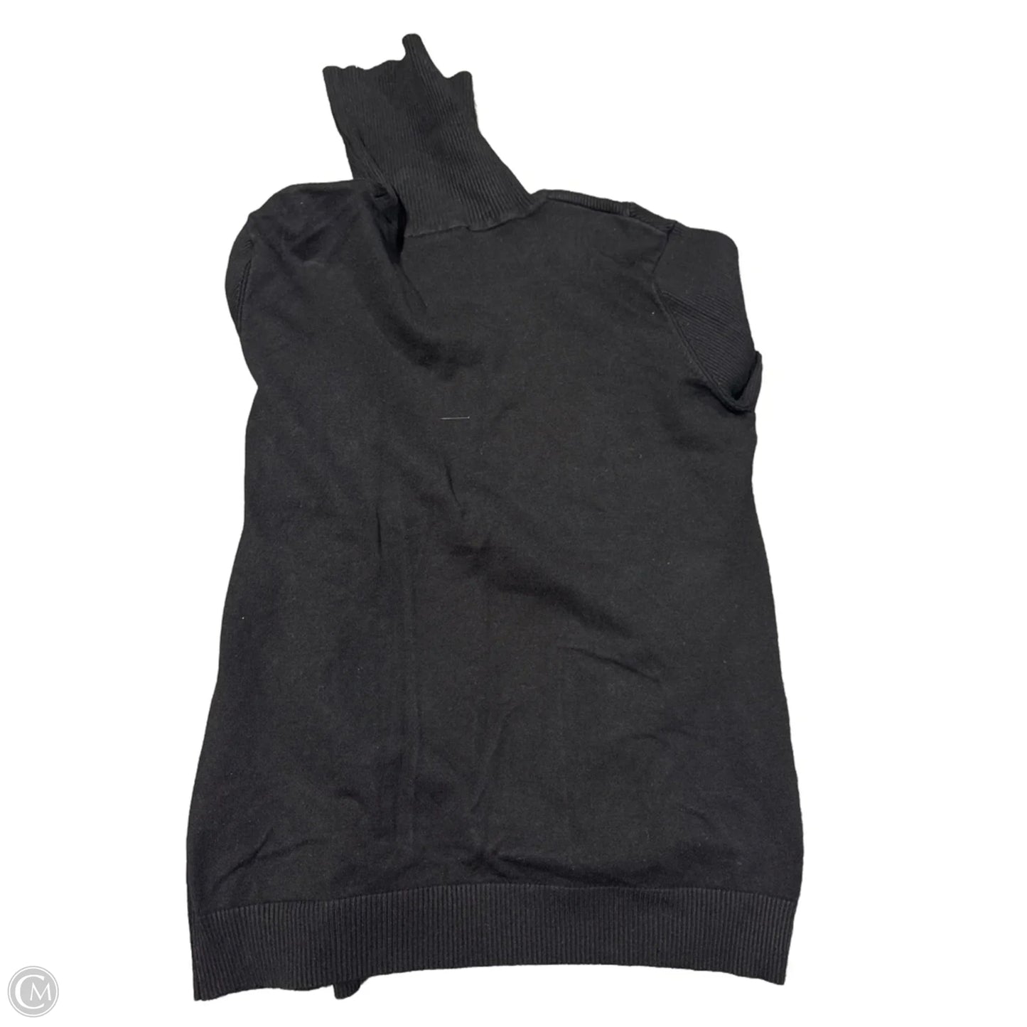 Top Long Sleeve By Calvin Klein In Black, Size: L