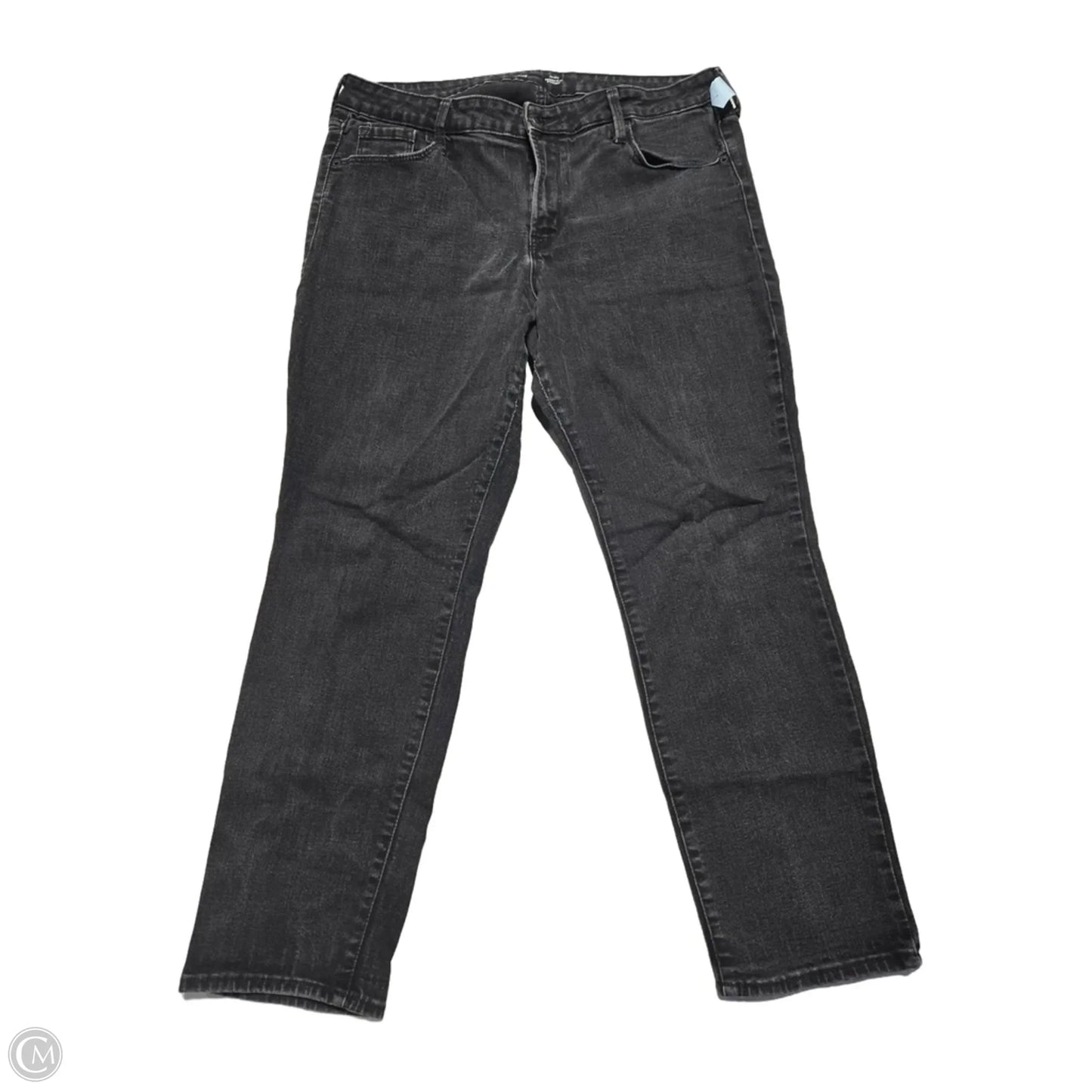 Jeans Skinny By Old Navy In Black Denim, Size: 16