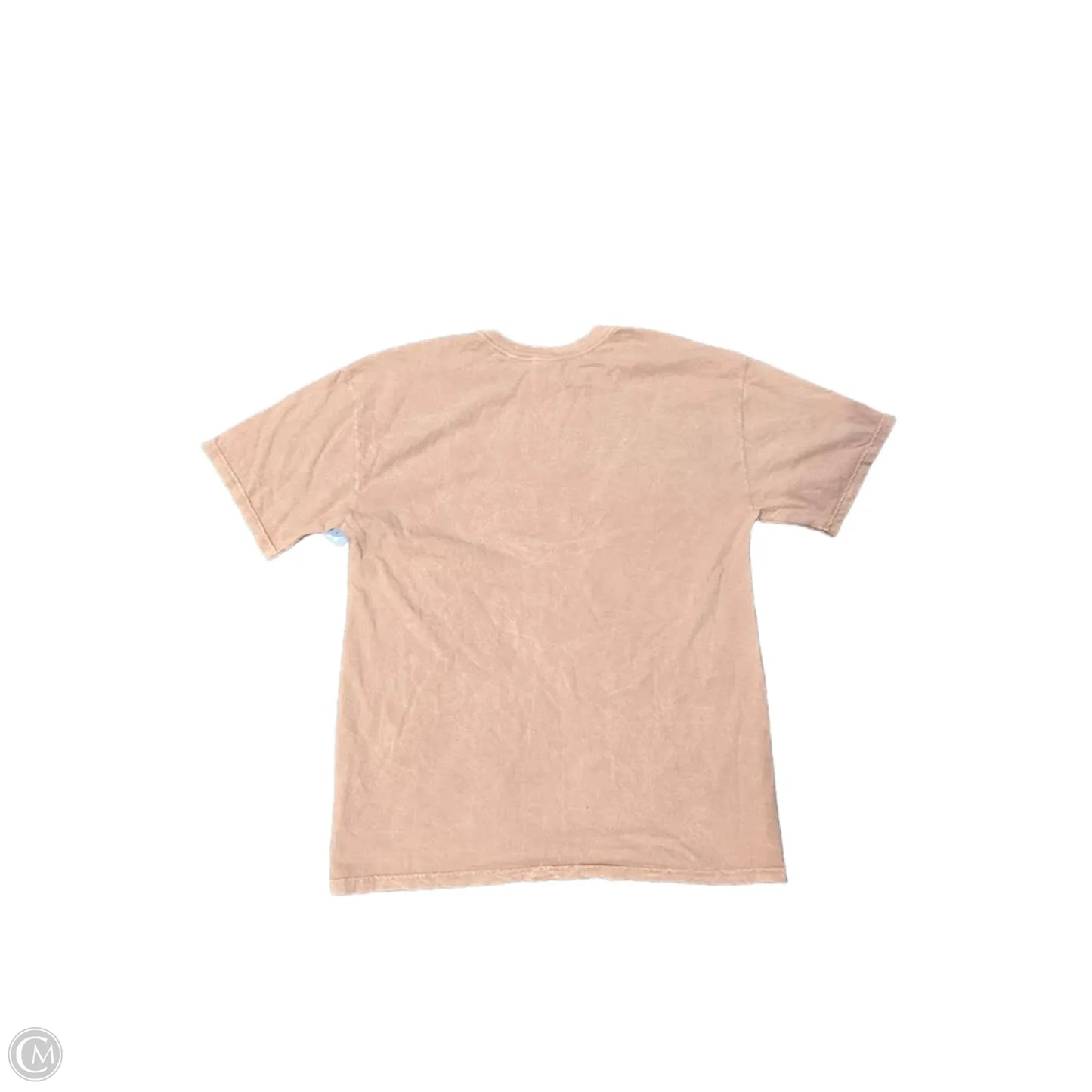 Top Short Sleeve Basic By Oat In Peach, Size: Xl