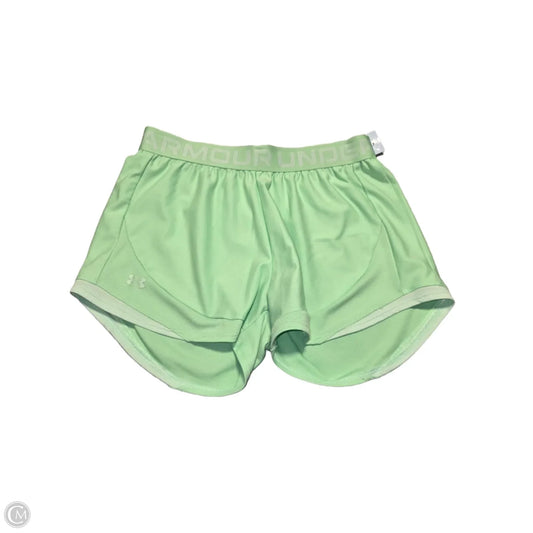 Athletic Shorts By Under Armour In Green, Size: S