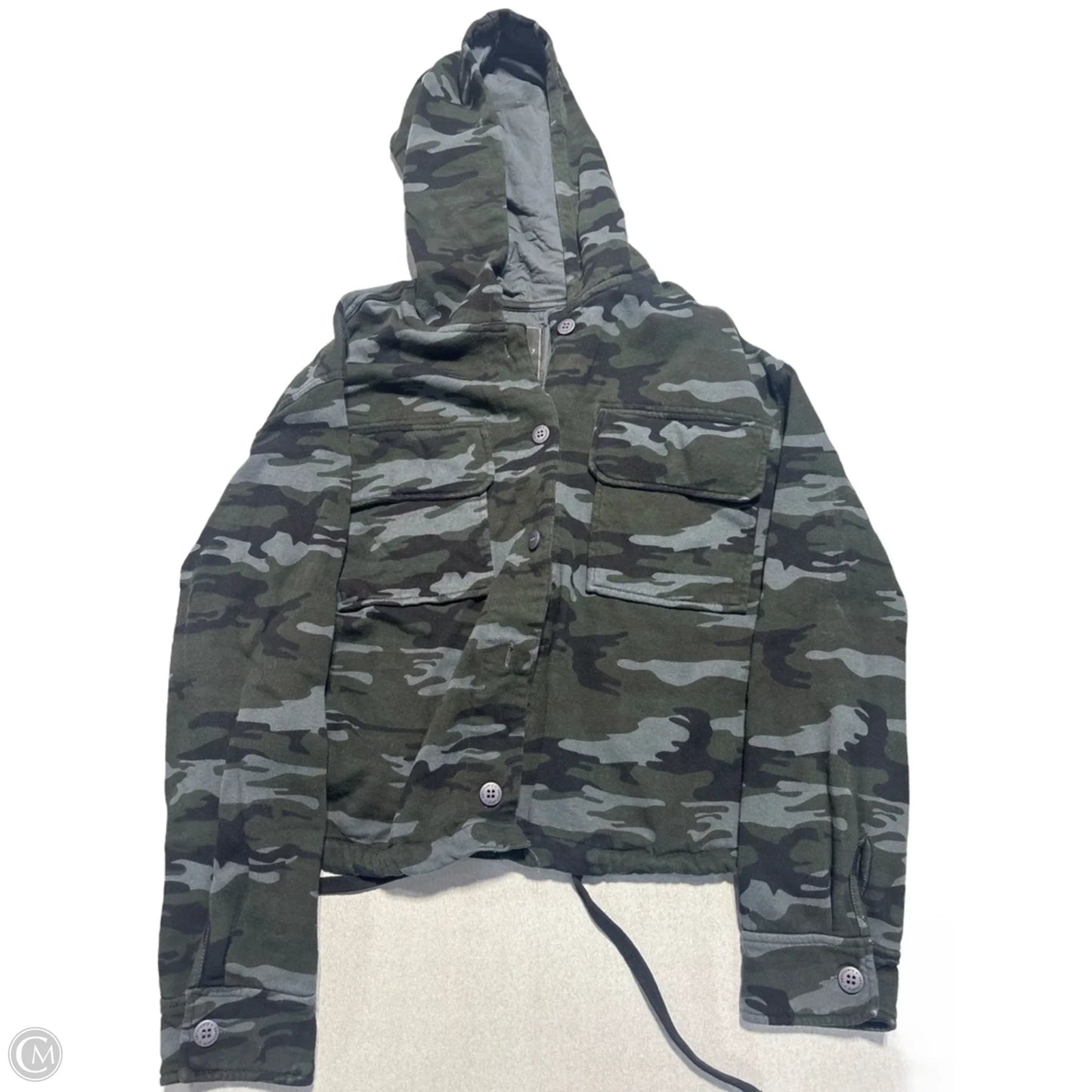 Jacket Shirt By Sanctuary In Camouflage Print, Size: M