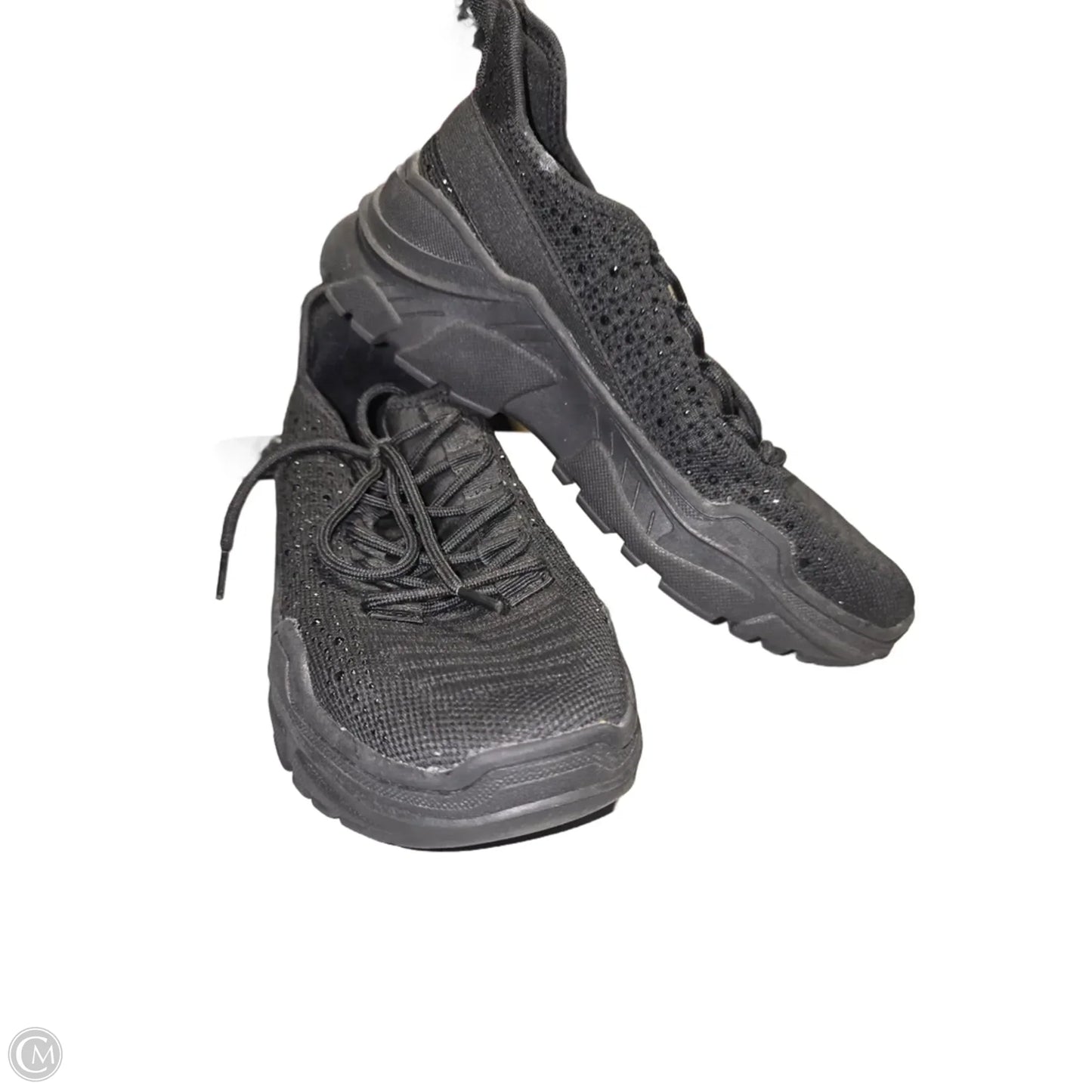 Shoes Sneakers By Qupid In Black, Size: 7