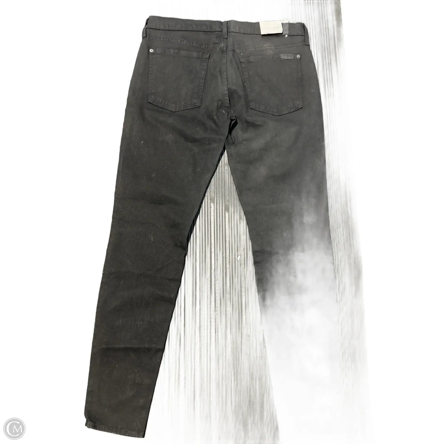 Jeans Skinny By 7 For All Mankind In Black, Size: 10