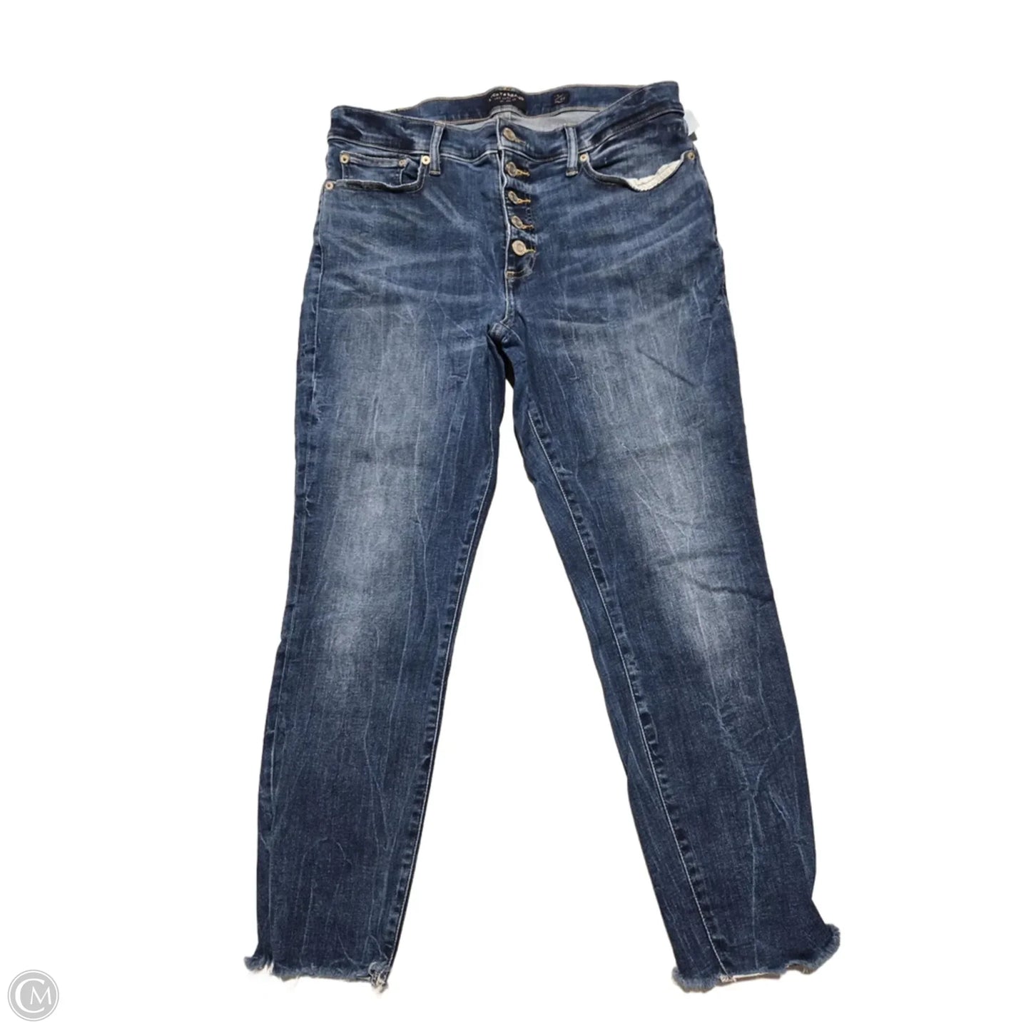 Jeans Skinny By Lucky Brand In Blue Denim, Size: 14
