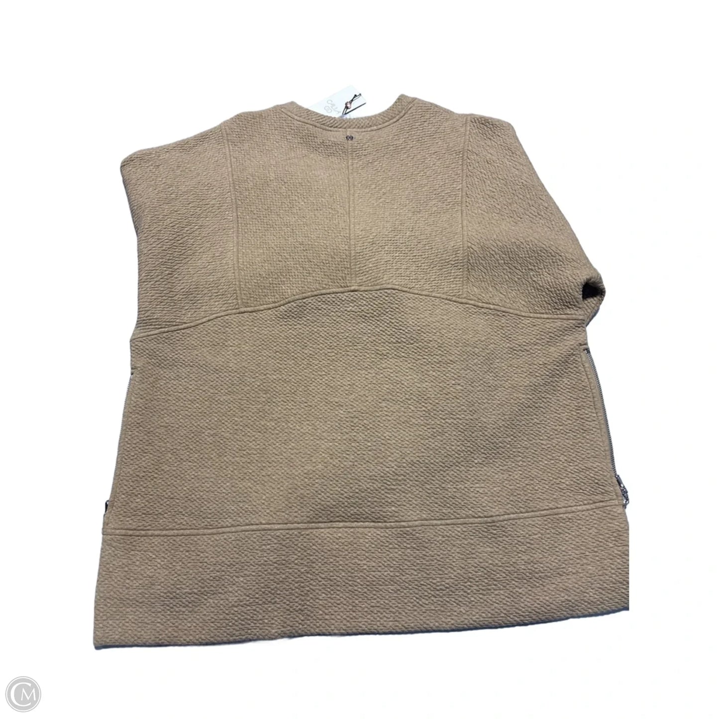 Top Long Sleeve By Calia In Tan, Size: L