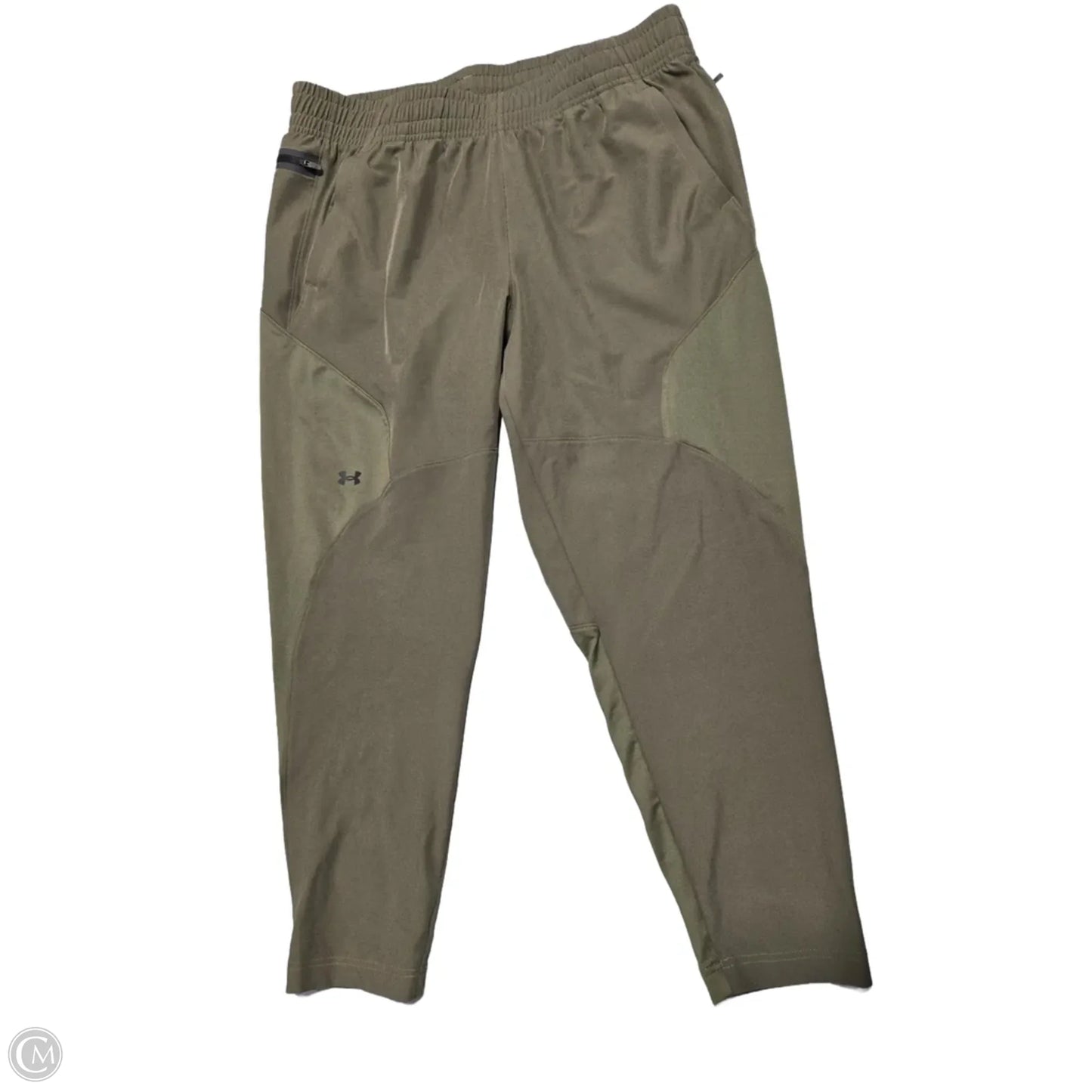 Athletic Pants By Under Armour In Green, Size: L
