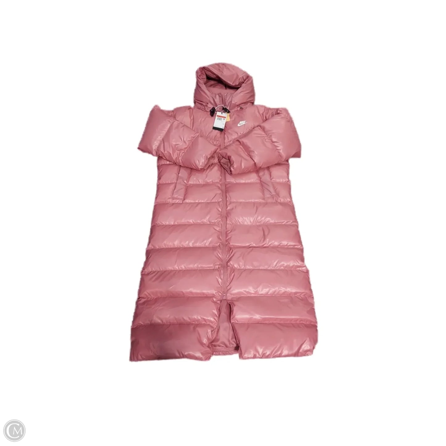 Coat Parka By Nike In Pink, Size: L