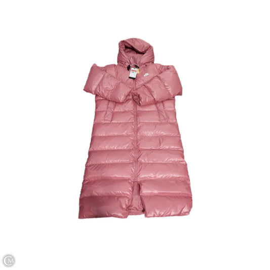 Coat Parka By Nike In Pink, Size: L