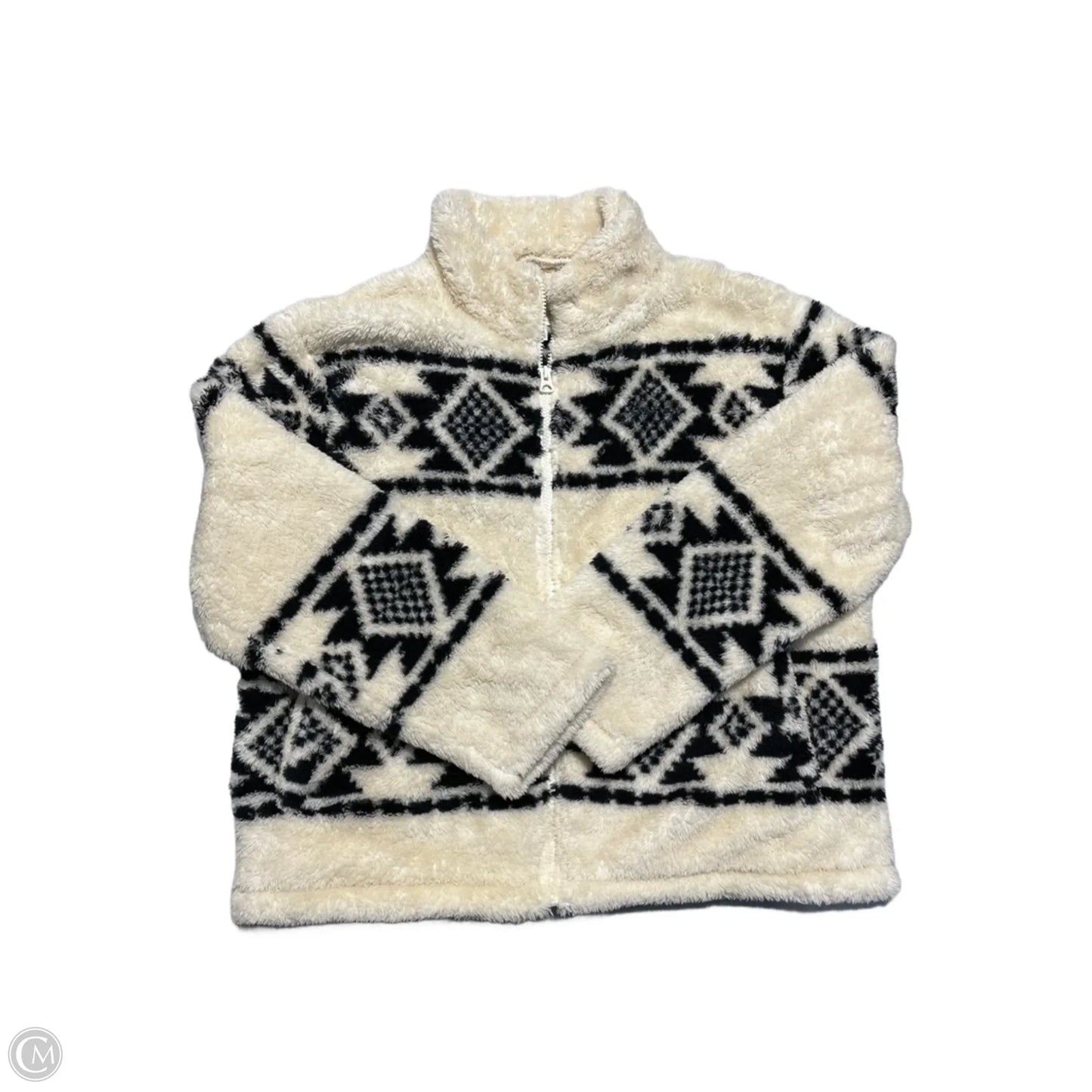Jacket Fleece By Lucky Brand In Cream, Size: L