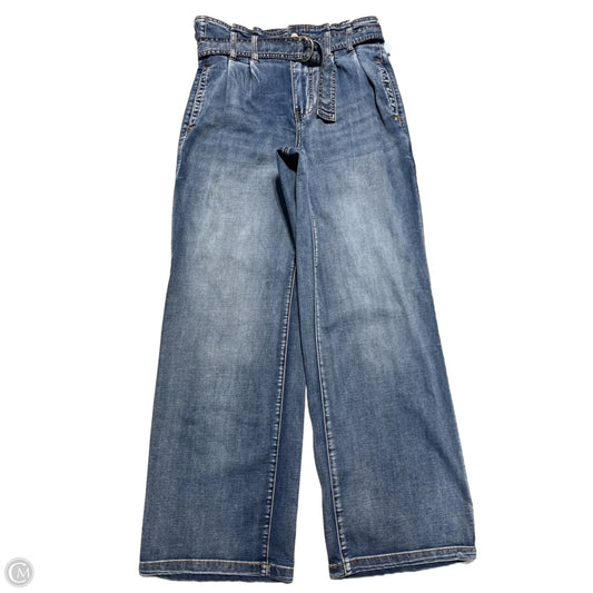 Jeans Wide Leg By Tribal In Blue Denim, Size: 8