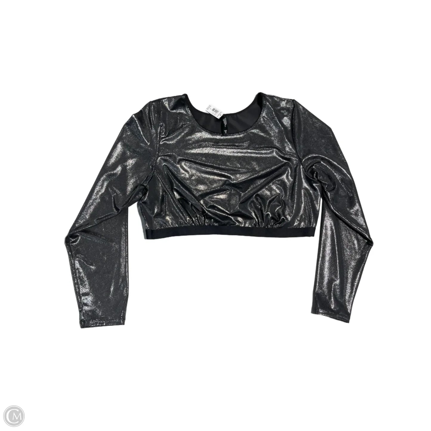 Top Long Sleeve By Torrid In Silver, Size: 3x