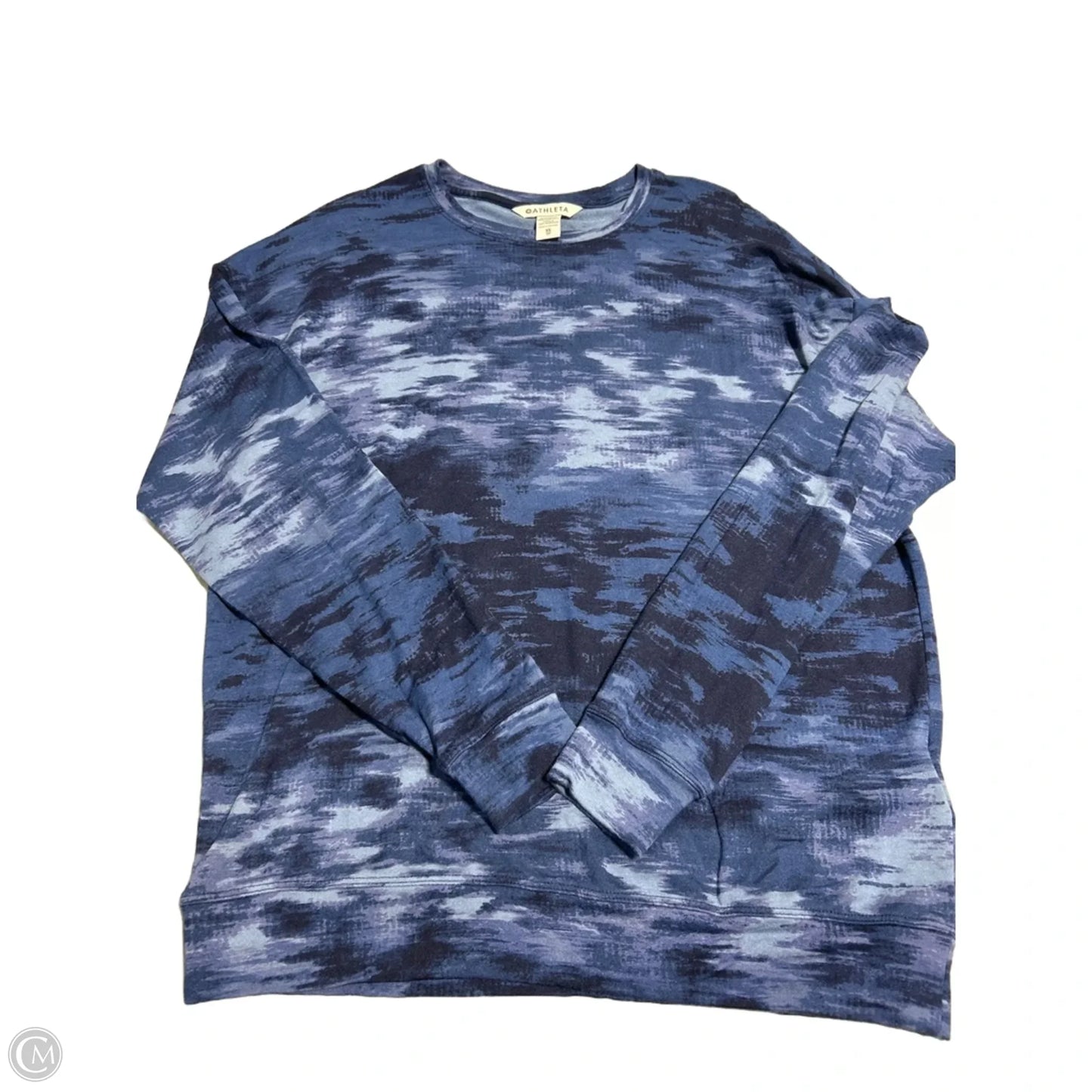 Top Long Sleeve By Athleta In Tie Dye Print, Size: Xs