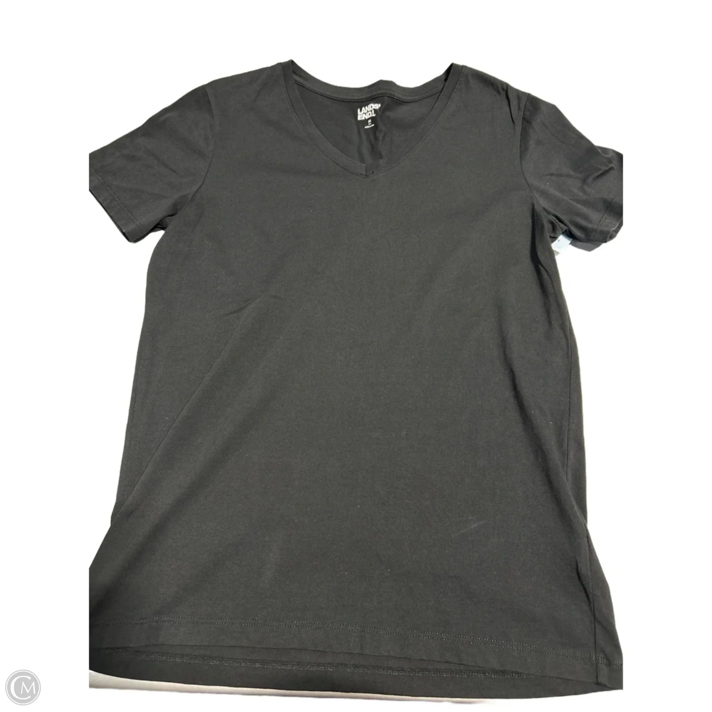 Top Short Sleeve Basic By Lands End In Black, Size: Xs
