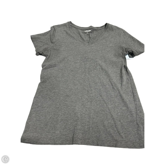 Top Short Sleeve Basic By Lands End In Grey, Size: Xs