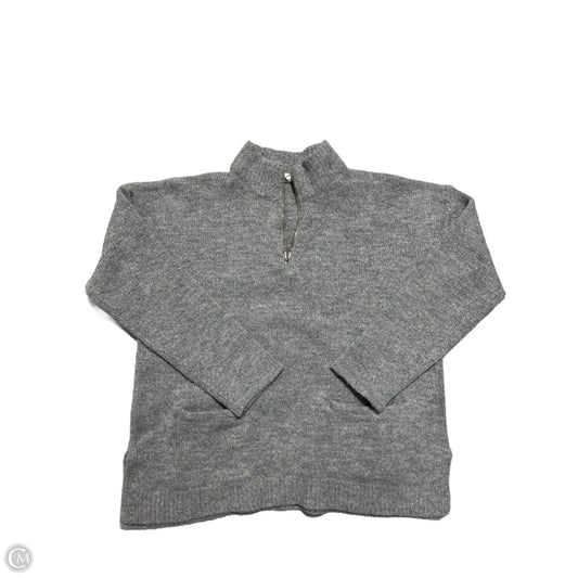 Sweater By Cable And Gauge In Grey, Size: L