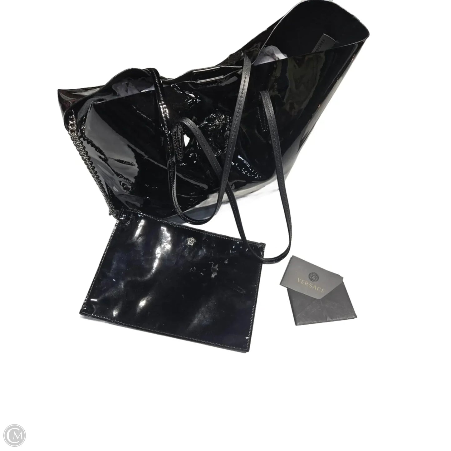 Handbag Luxury Designer By Versace, Size: Large