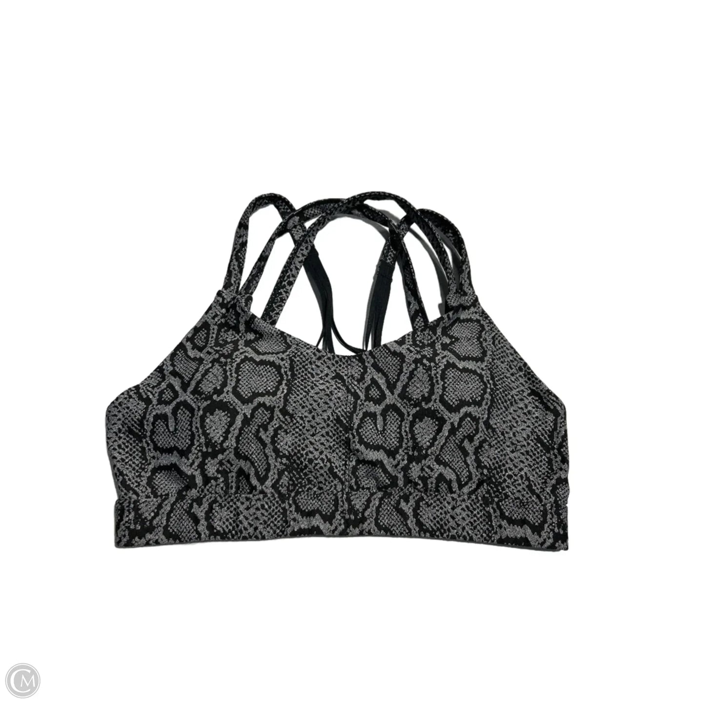Athletic Bra By C9 By Champion In Snakeskin Print, Size: L