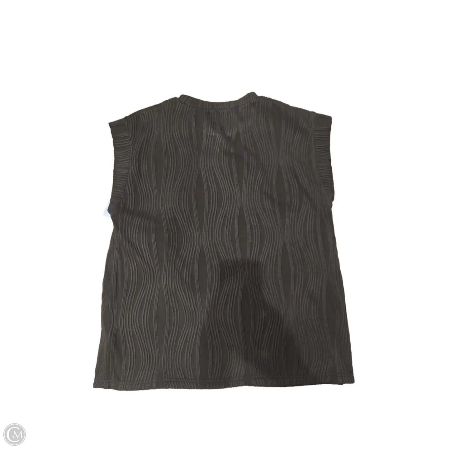 Top Sleeveless By Cmf In Black, Size: L