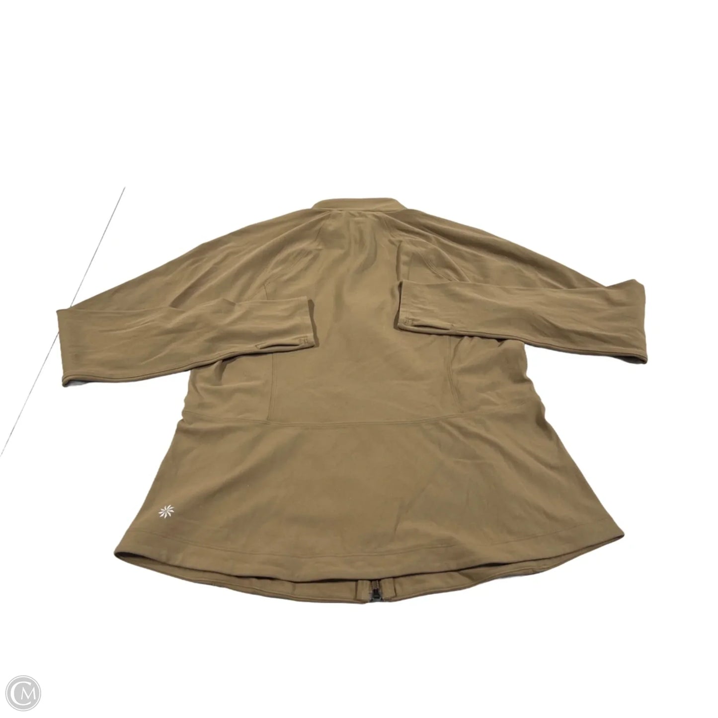 Athletic Jacket By Athleta In Brown, Size: L