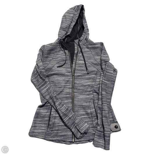 Athletic Jacket By Lululemon In Grey, Size: 12