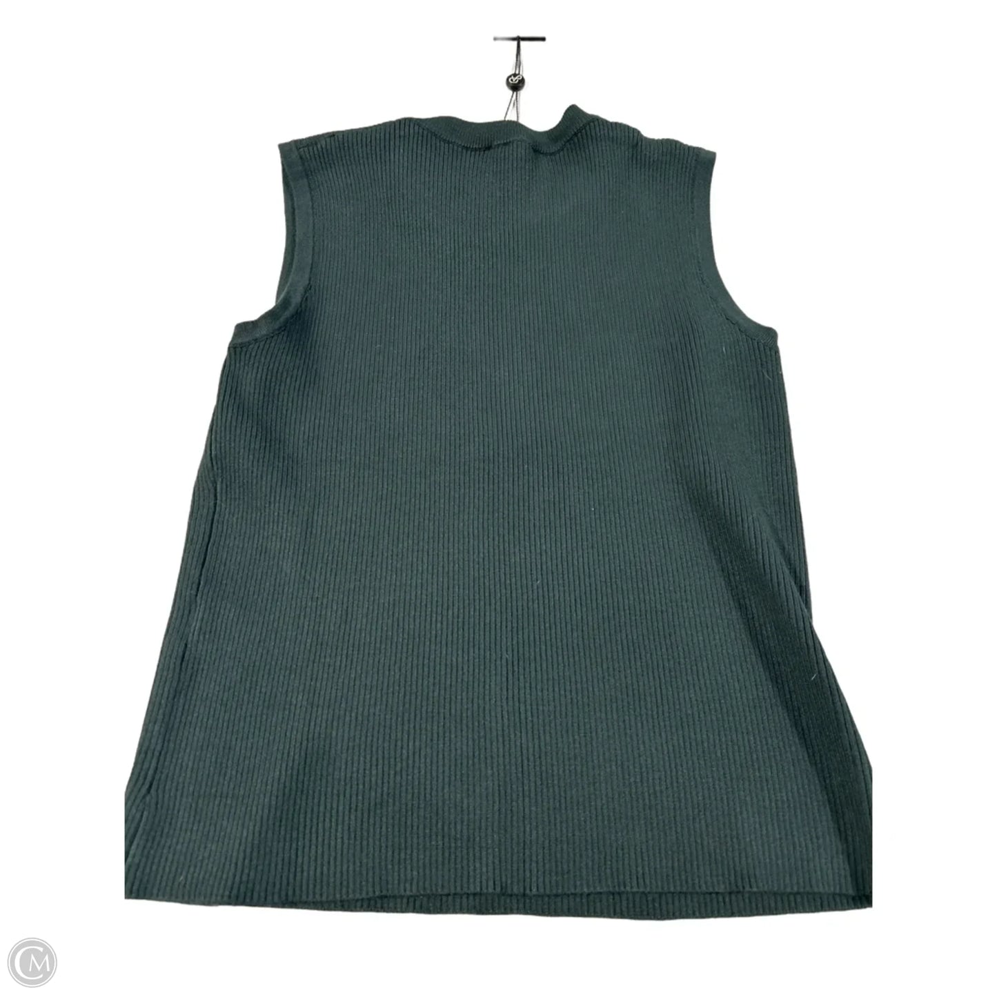 Top Sleeveless By Adrianna Papell In Green, Size: S