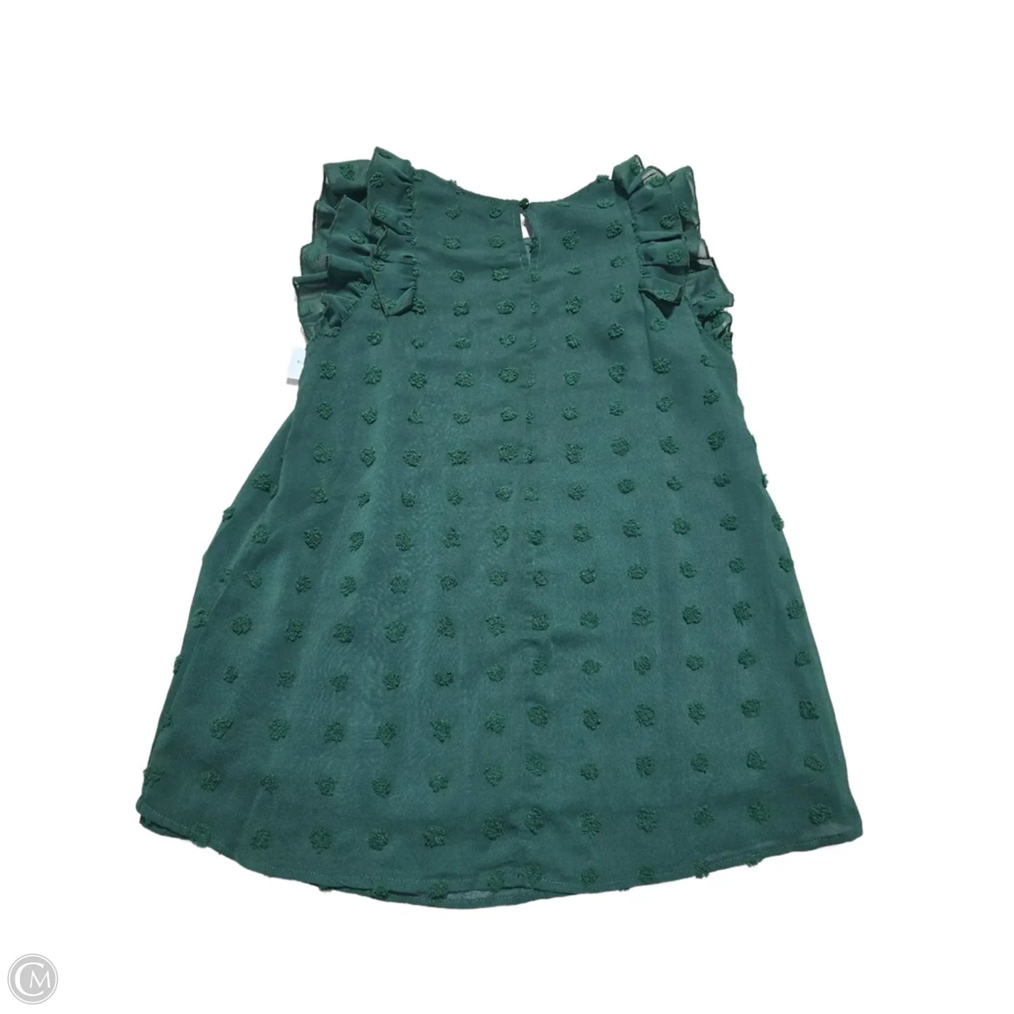 Top Sleeveless By Hailey & Co In Green, Size: S