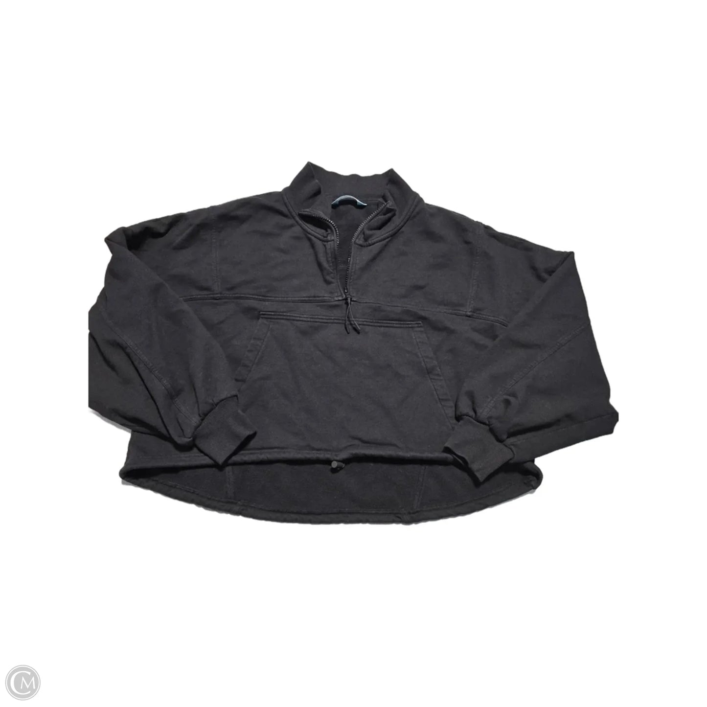 Sweatshirt Collar By Flx In Black, Size: L