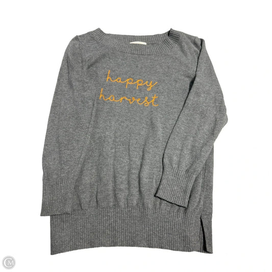 Sweater By Loft In Grey, Size: Xs