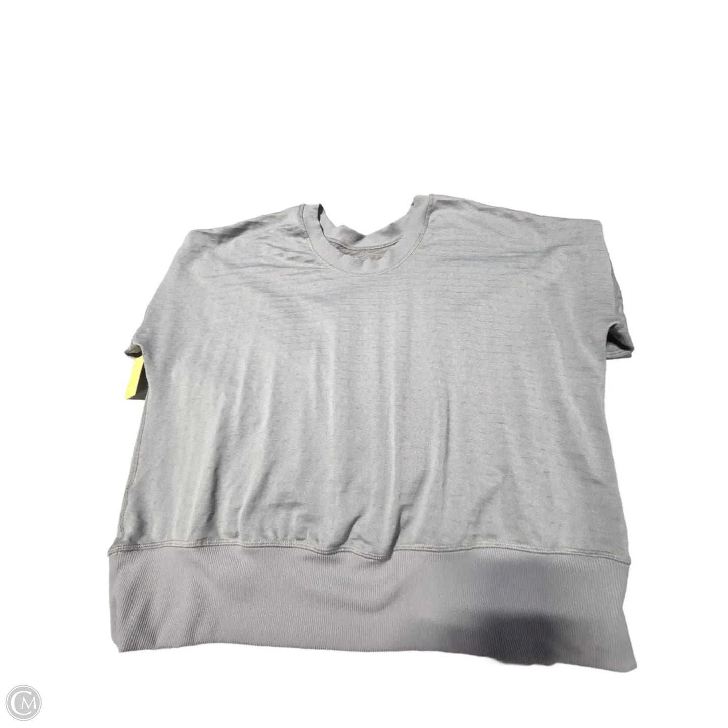 Top Long Sleeve By Nike In Grey, Size: M