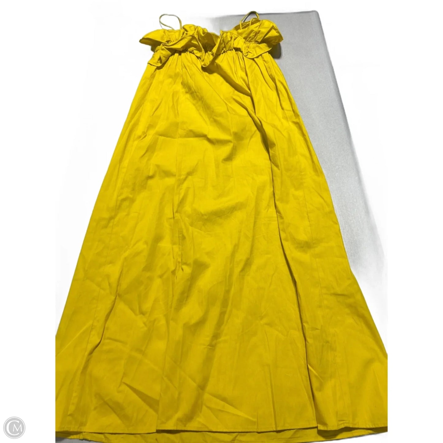 Dress Casual Maxi By H&m In Yellow, Size: Xs
