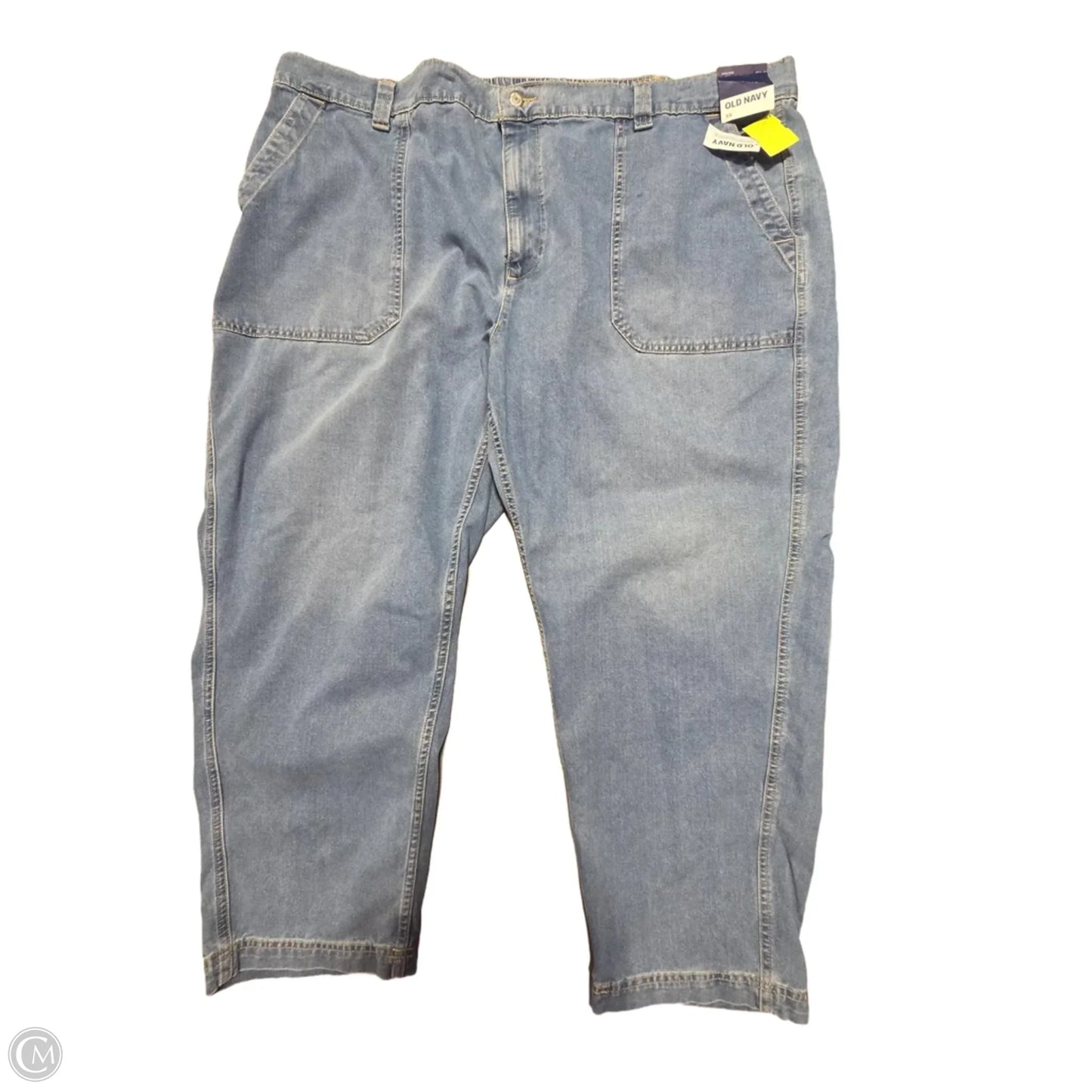 Jeans Cropped By Old Navy In Blue Denim, Size: 3x