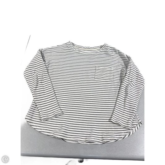 Top Long Sleeve By Carly Jean In Striped Pattern, Size: M