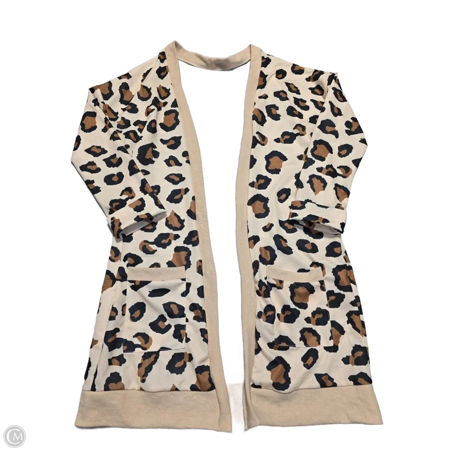 Cardigan By Cmf In Animal Print, Size: L