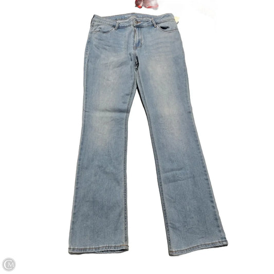 Jeans Boot Cut By Old Navy In Blue Denim, Size: 14