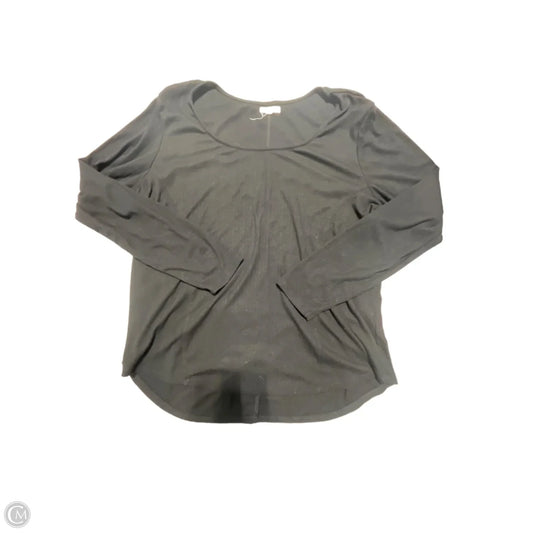 Top Long Sleeve By Maurices In Black, Size: 2x