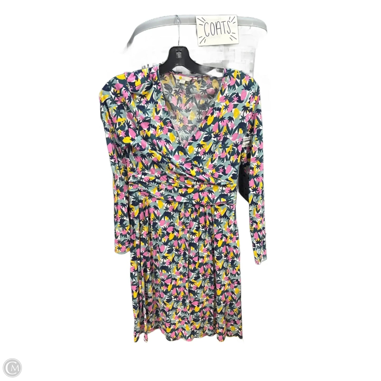 Dress Casual Midi By Boden In Floral Print, Size: M