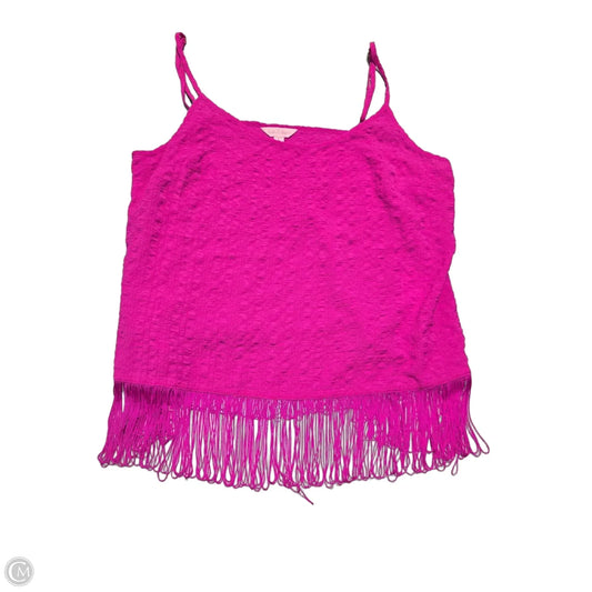 Tank Top Designer By Lilly Pulitzer In Pink, Size: L