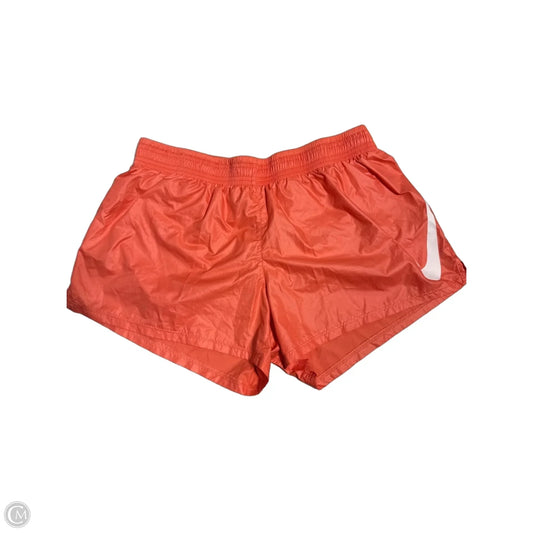 Athletic Shorts By Nike In Coral, Size: L