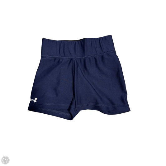 Athletic Shorts By Under Armour In Navy, Size: Xs