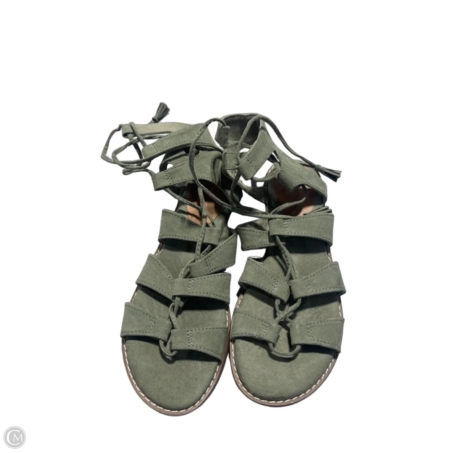 Sandals Flats By Old Navy In Green, Size: 6