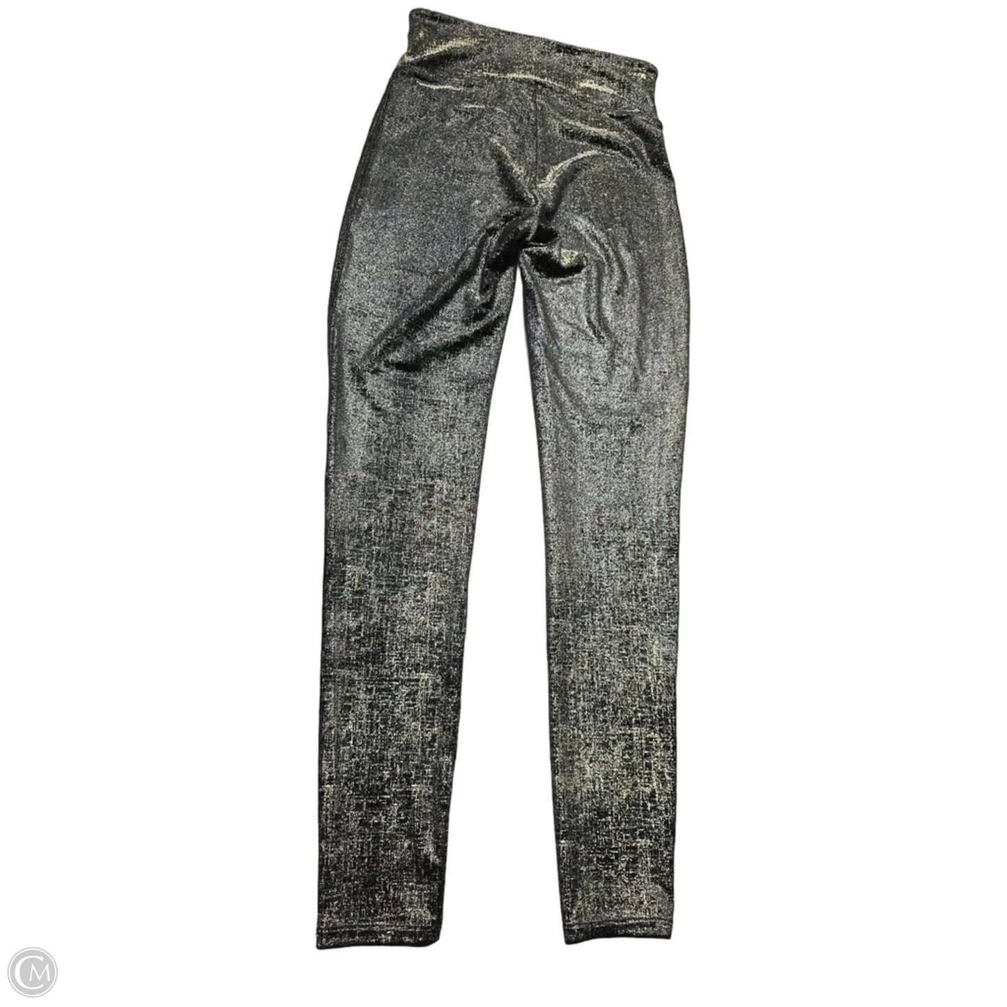 Pants Leggings By Spanx In Black & Gold, Size: M