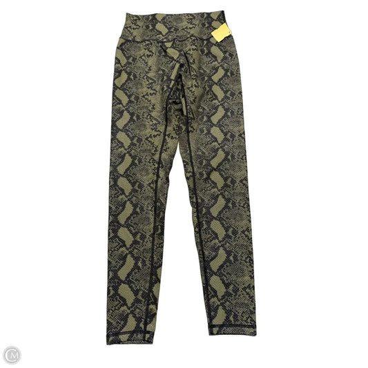 Athletic Leggings By Cmb In Snakeskin Print, Size: M