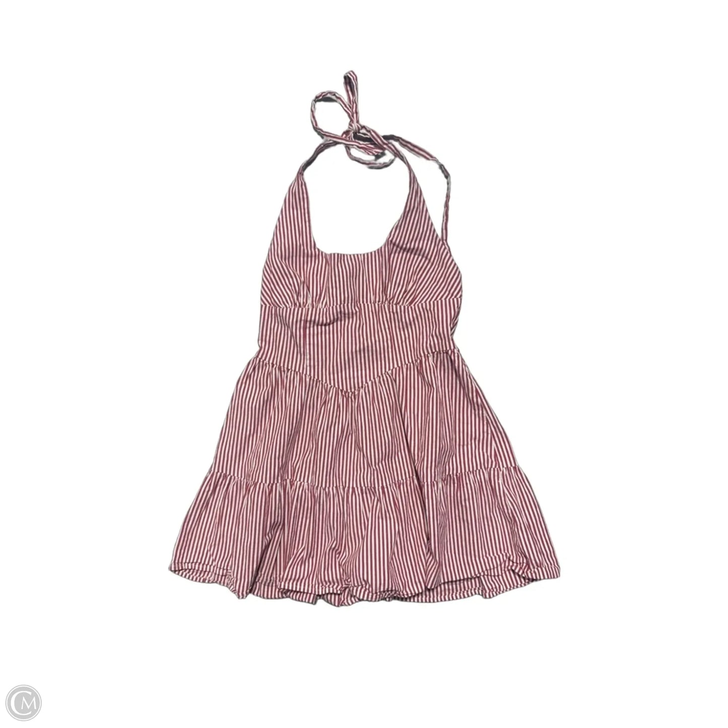 Dress Casual Short By Wild Fable In Red & White, Size: M