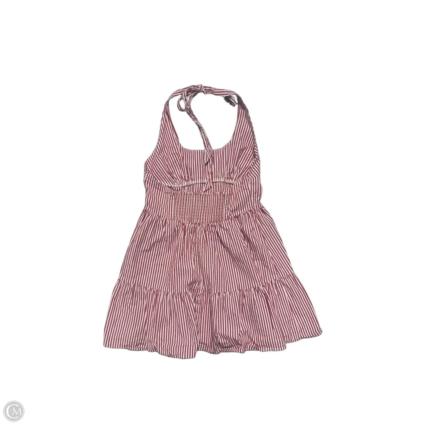 Dress Casual Short By Wild Fable In Red & White, Size: M
