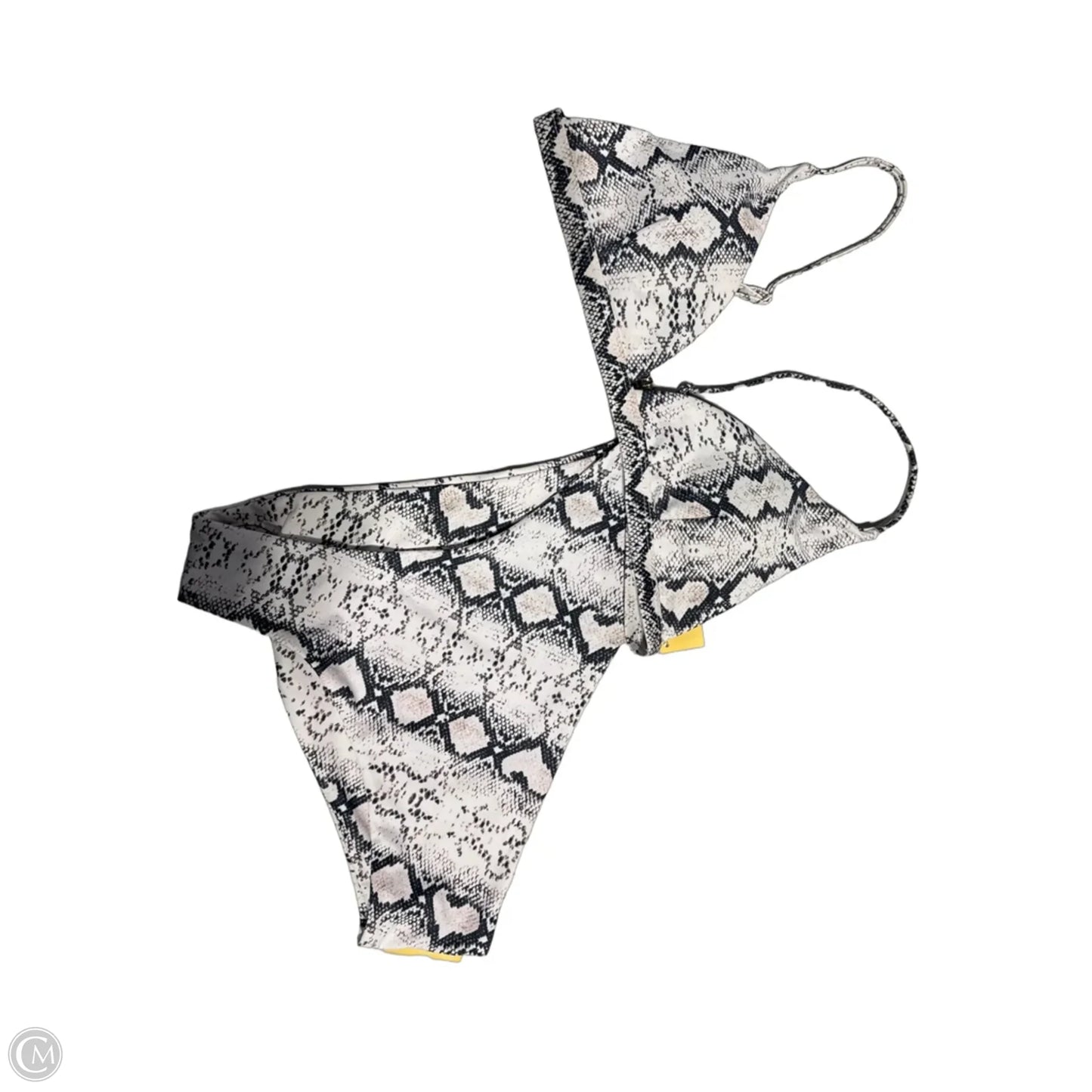 Swimsuit 2pc By Cmf In Snakeskin Print, Size: Xl