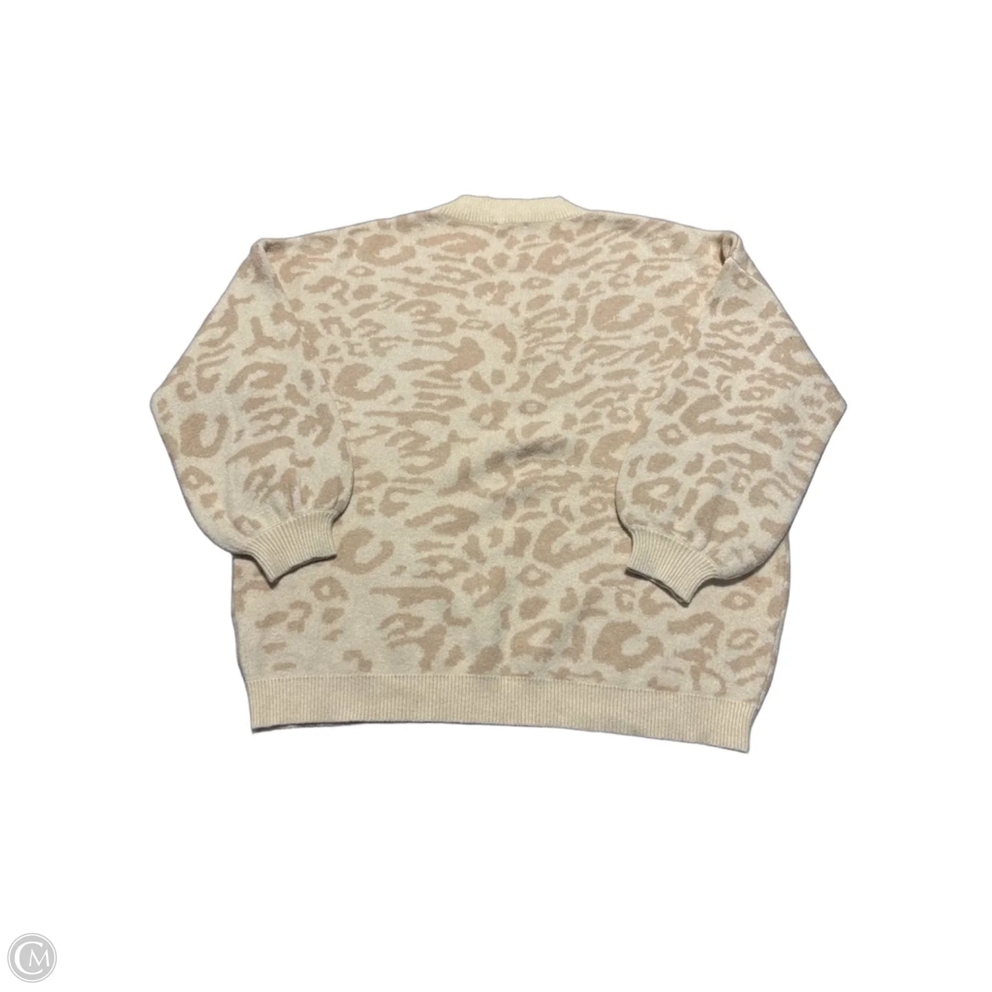 Sweater By Cme In Cream, Size: L