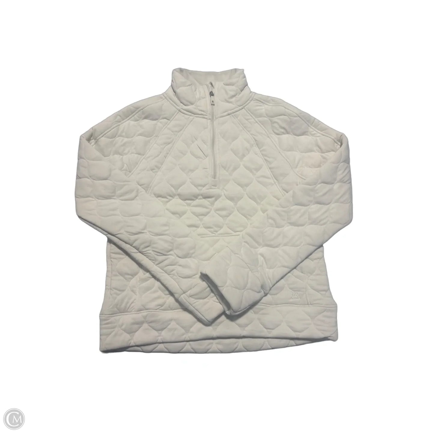 Top Long Sleeve By Avalanche In Cream, Size: S
