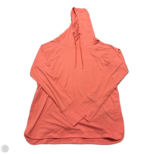 Athletic Top Long Sleeve Hoodie By Cmc In Orange, Size: M