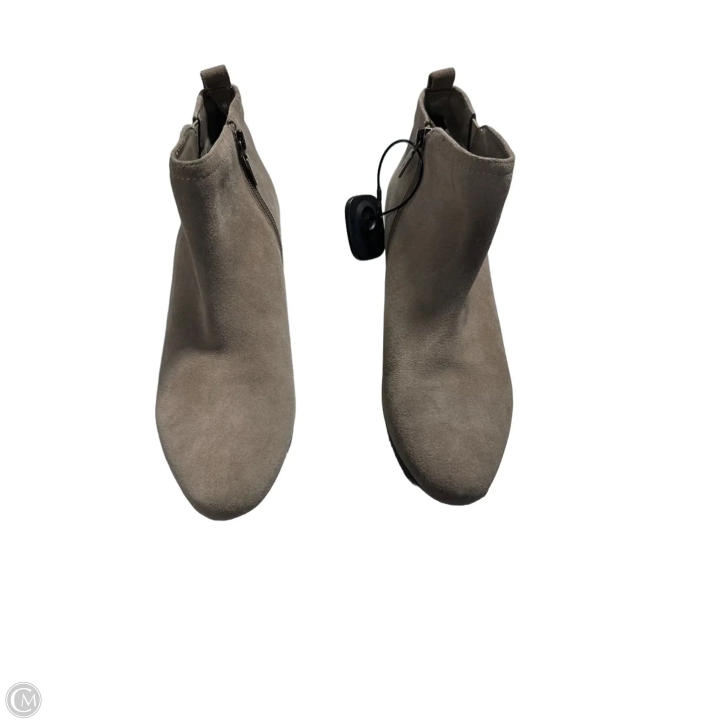 Boots Ankle Heels By Cmc In Tan, Size: 10