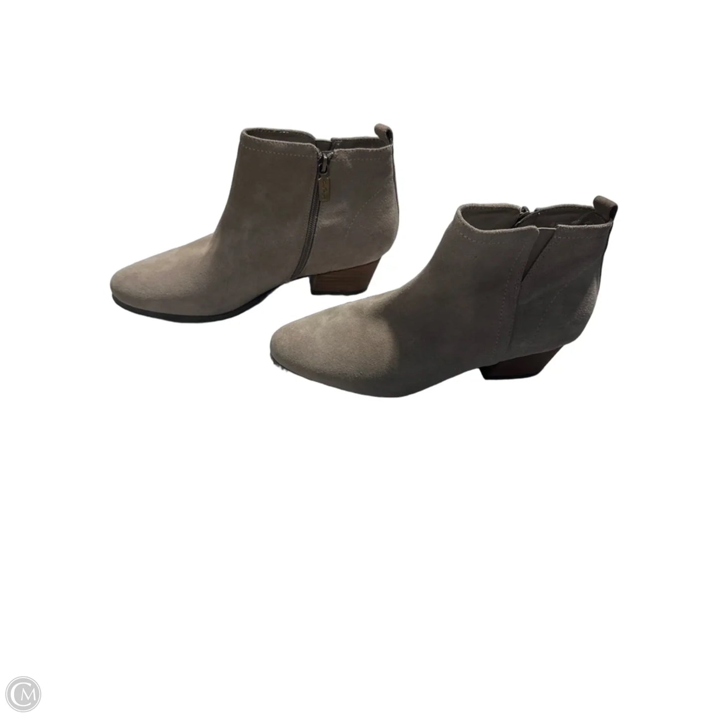Boots Ankle Heels By Cmc In Tan, Size: 10